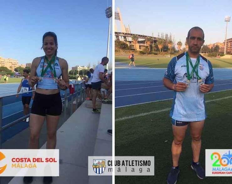 Alejandro López y Rocío Gálvez logran 4 medallas en el Cto. de Andalucía Máster
