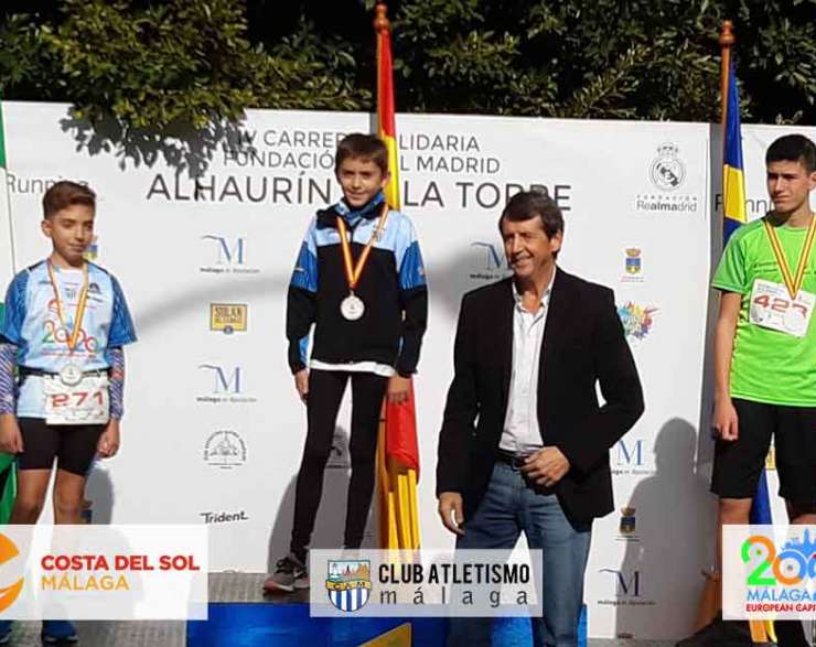 Magníficos resultados de nuestros atletas en la carrera Popular de la Fundación del Real Madrid de Alhaurín de la Torre
