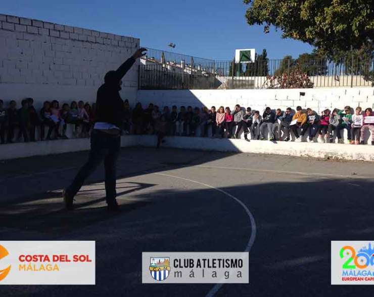 El Programa de Fomento del Atletismo Escolar visita el Colegio Ciudad de Jaén