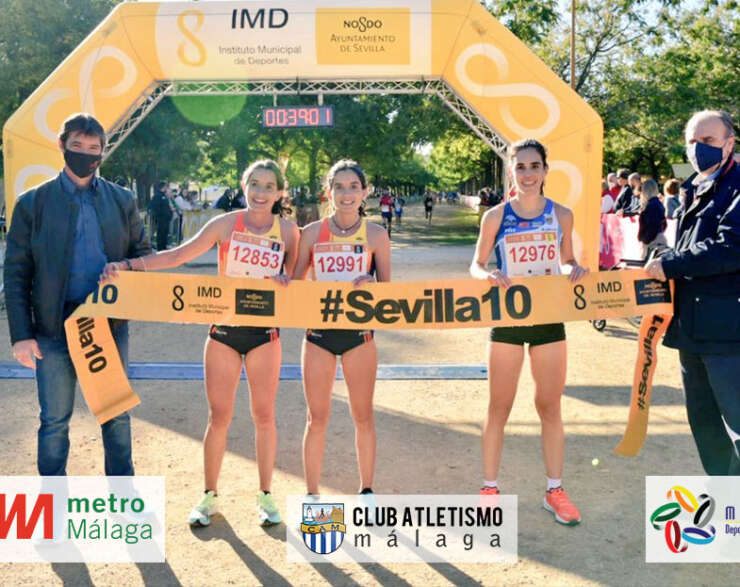 Claudia Bañasco 3ª absoluta en el 10K de Sevilla