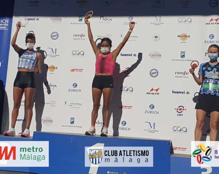 Janine Lima 2ª española en la Zurich Maratón Málaga