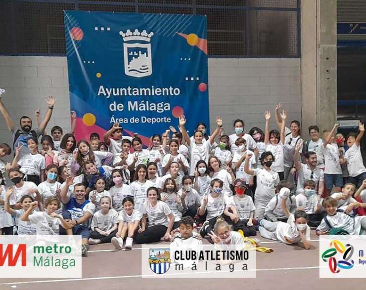 El CEIP Clara Campoamor visita el estadio Ciudad de Málaga