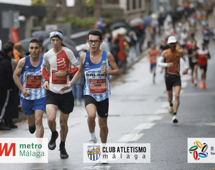 Buena participación del CAM en la Generali Maratón de Málaga